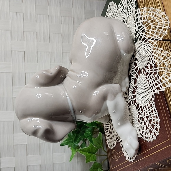 👉*MINT VTG* LLADRO PUPPY DOG WITH SNAIL FIGURE #1139 ~PORCELAIN ~EXCELLENT - Picture 5 of 15